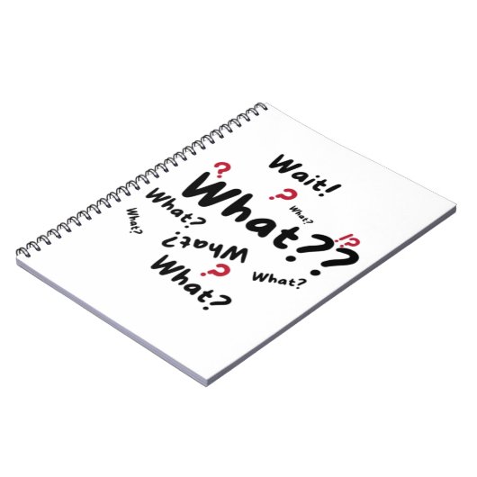 Notebook-komischer Text Notizblock (Linke Seite)