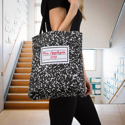 Notebook-Komposition des Lehrers Tasche