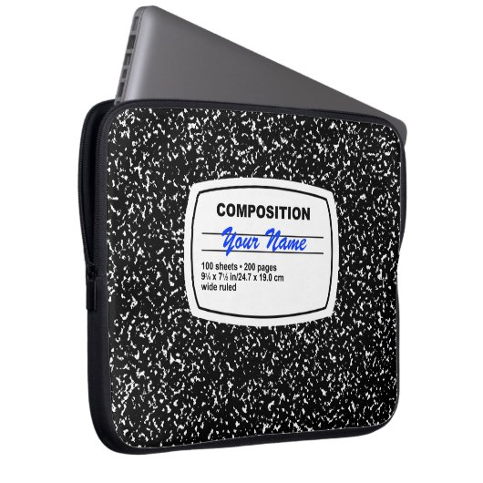 Notebook-Komposition individuell anpassbar Laptopschutzhülle (Vorne Rechts)