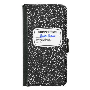 Notebook-Komposition individuell anpassbar Samsung Galaxy S5 Geldbeutel Hülle