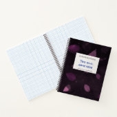 Notebook-Komposition Rosa Mulberry Personalisiert Notizblock (Innenseite)