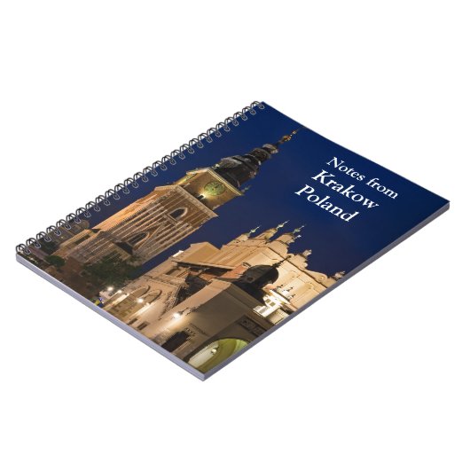 Notebook Krakau Polen Notizblock (Linke Seite)