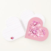 Notebook-Kristallherzen Notizblock (Innenseite)