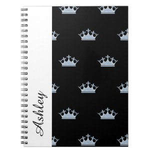 Notebook-Kronen und Individuelle Name Notizblock