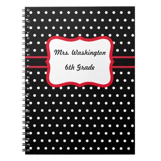 Notebook-Lehrer Notizblock (Vorderseite)