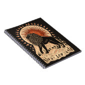 Notebook Leo Celestial Zodiac Art Notizblock (Rechte Seite)