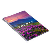 Notebook - Lila Blume Notizblock (Rechte Seite)