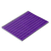 Notebook-Lila Glitzer Notizblock (Linke Seite)