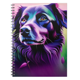 Notebook - Lila Hund Notizblock