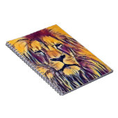 Notebook Lion Vibrant Art Notizblock (Rechte Seite)