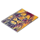 Notebook Lion Vibrant Art Notizblock (Linke Seite)
