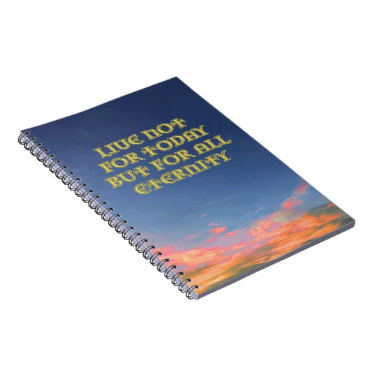 Notebook "Live Not For Today" v2 Notizblock (Rechte Seite)