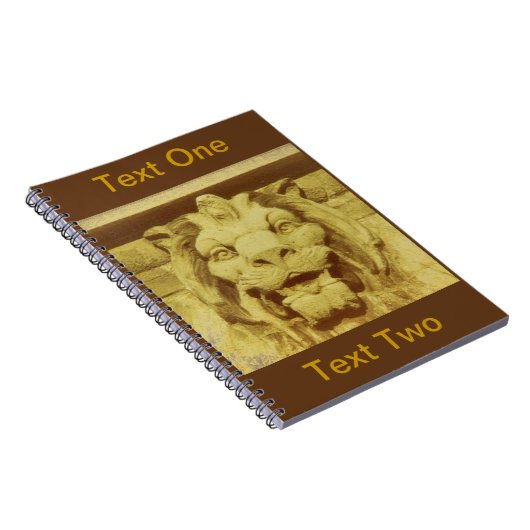 Notebook - Löwenkopf Notizblock (Rechte Seite)