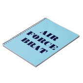 Notebook-Luftwaffenbrat Notizblock (Linke Seite)