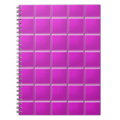 Notebook - Magenta Mosaic Notizblock (Vorderseite)