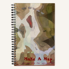 Notebook "Make A Map" Notizblock