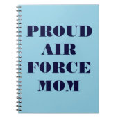 Notebook-Mama der Proud Air Force Notizblock (Vorderseite)