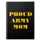 Notebook-Mama der Proud-Armee Notizblock (Vorderseite)