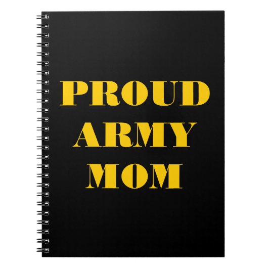 Notebook-Mama der Proud-Armee Notizblock (Vorderseite)