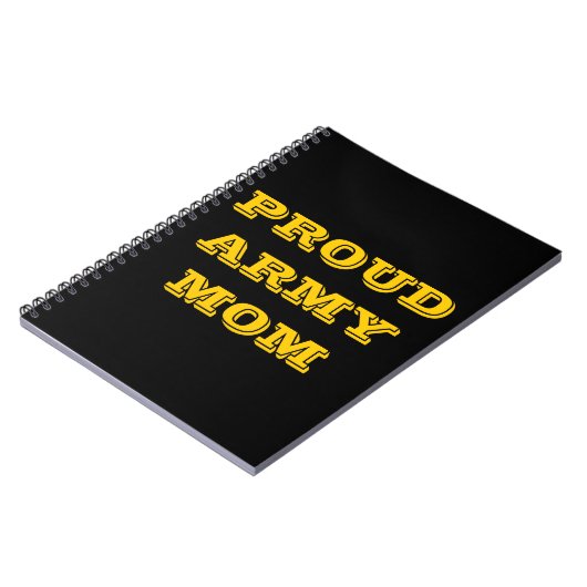 Notebook-Mama der Proud-Armee Notizblock (Linke Seite)