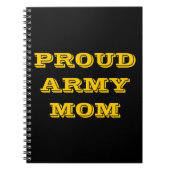 Notebook-Mama der Proud-Armee Notizblock (Vorderseite)