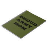 Notebook-Mama der Proud-Armee Notizblock (Linke Seite)