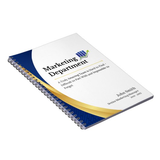 Notebook-Marketing Notizblock (Rechte Seite)