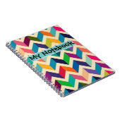 Notebook - Mehrfarbig Zigzag Notizblock (Rechte Seite)