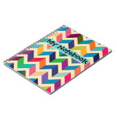 Notebook - Mehrfarbig Zigzag Notizblock (Linke Seite)