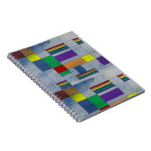 Notebook MidMod Pride Rainbow Graffiti Notizblock (Rechte Seite)