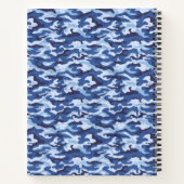Notebook-Military Blue-Camouflage Notizblock (Rückseite)