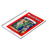 Notebook mit 1928 Wart Tales Magazine Cover Notizblock (Linke Seite)