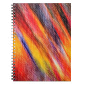 Notebook mit Abstrakten Farben für Sonnenuntergäng Notizblock (Vorderseite)