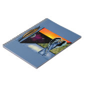 Notebook mit Angel Notizblock (Linke Seite)