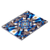 Notebook mit argentinischen Farben - Abstract Desi Notizblock (Linke Seite)