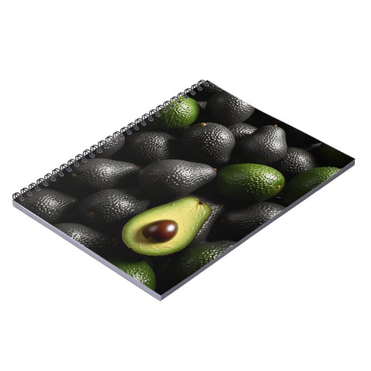 Notebook mit Avocado Art Design Notizblock (Linke Seite)
