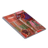 Notebook mit Band in Israel Notizblock (Rechte Seite)