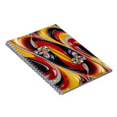 Notebook mit belgischer Farbgestaltung Abstract De Notizblock (Rechte Seite)