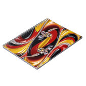 Notebook mit belgischer Farbgestaltung Abstract De Notizblock (Linke Seite)