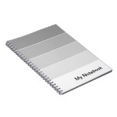 Notebook mit benutzerdefinierbarem Gradient-Design Notizblock (Rechte Seite)