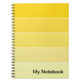 Notebook mit benutzerdefinierbarem Gradient-Design Notizblock