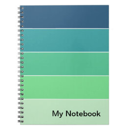Notebook mit benutzerdefinierbarem Gradient-Design Notizblock