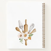 Notebook mit benutzerdefinierter Rezeptur-Vorlagen Notizblock (Rückseite)