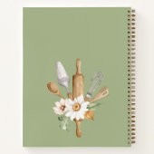 Notebook mit benutzerdefinierter Rezeptur-Vorlagen Notizblock (Rückseite)