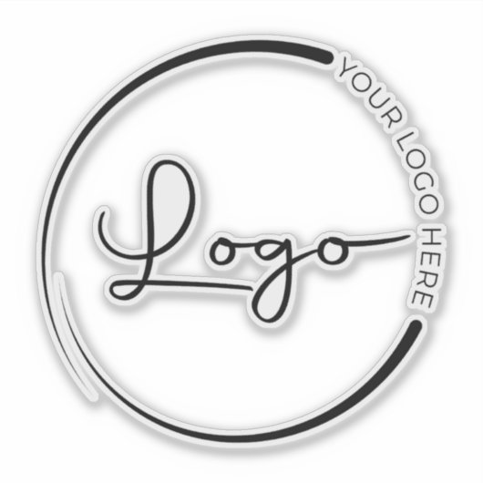 Notebook mit beruflichem Firmenlogo Aufkleber (Vorderseite)