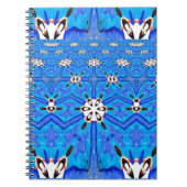 Notebook mit blauer Matrix Notizblock (Vorderseite)