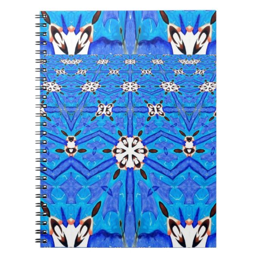 Notebook mit blauer Matrix Notizblock (Vorderseite)