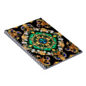 Notebook mit brasilianischen Farben - Abstract Des Notizblock (Rechte Seite)