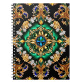 Notebook mit brasilianischen Farben - Abstract Des Notizblock (Vorderseite)