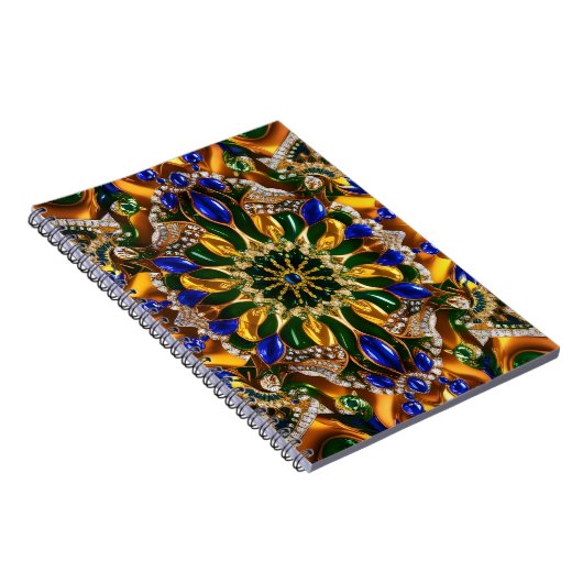 Notebook mit brasilianischen Farben - Abstract Des Notizblock (Rechte Seite)